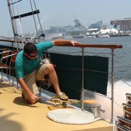 American Rover Crew Firing Cannon