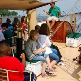 American Rover Passengers tying knots