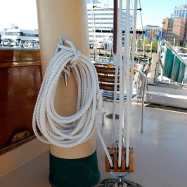 Coiled Main Sail Sheet